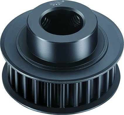 Wolfer Plain-Bore HTD Timing Belt Pulleys