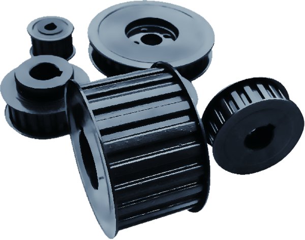 Wolfer Plain-Bore Trapezoidal Pulleys (MXL/XL/L/H)
